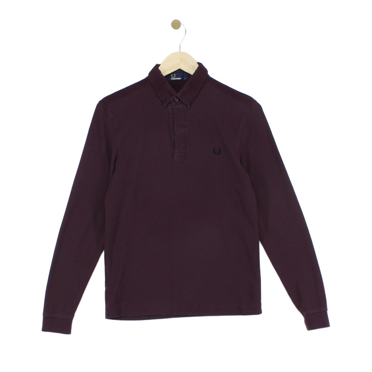 Mens Polo Shirt Long Sleeve Slim Fit
