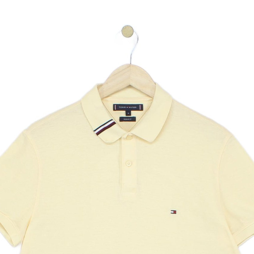 Mens Linen Polo Shirt Short Sleeve Cotton Mix
