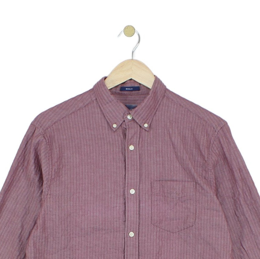Mens Shirt Button Down Long Sleeve