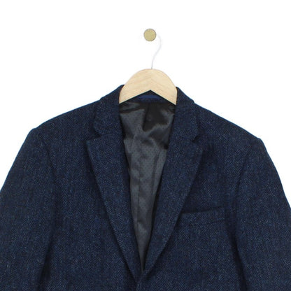 Mens Harris Tweed Blazer Formal Long
