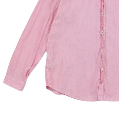 Mens Striped Shirt Button Down Long Sleeve