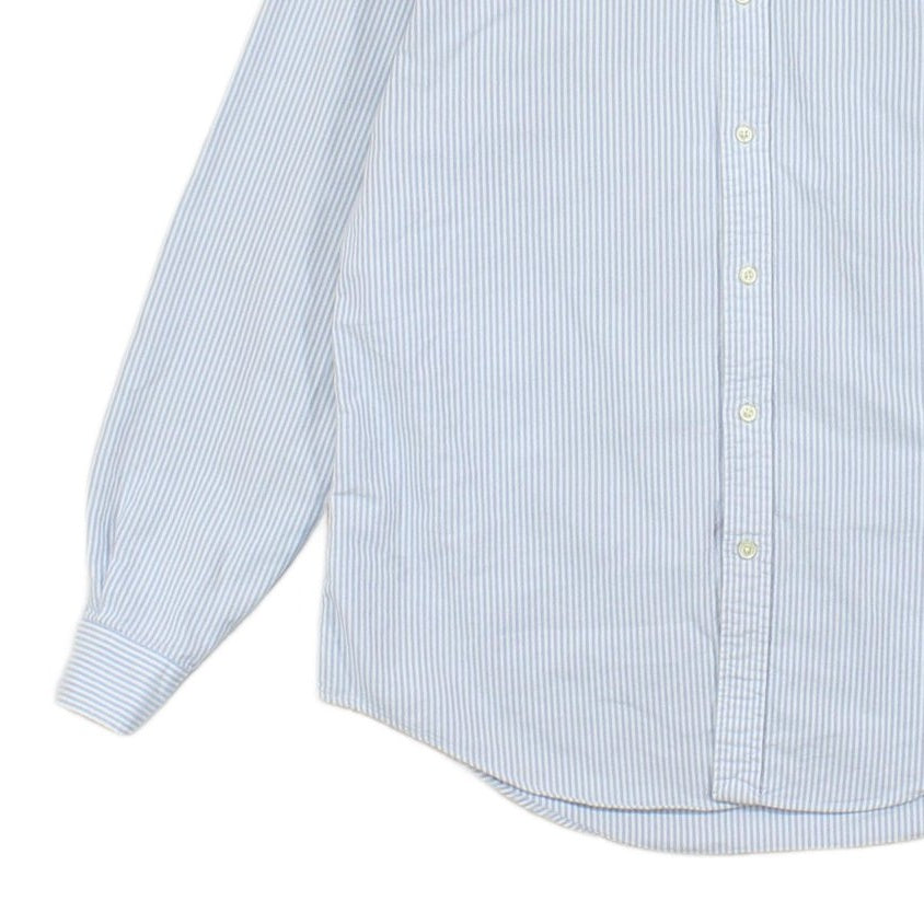Mens Striped Shirt Slim Fit Button Down Long Sleeve
