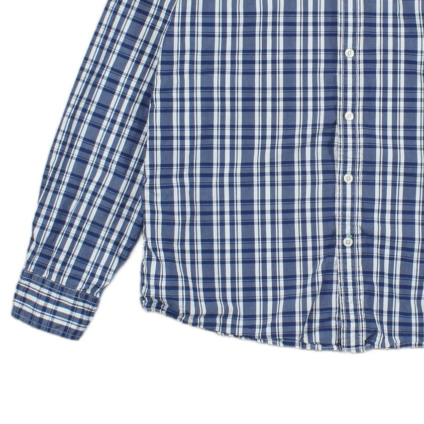 Mens Plaid Shirt Cotton