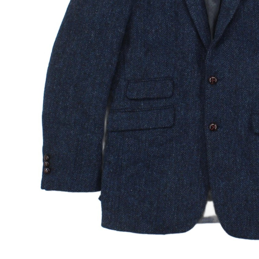 Mens Harris Tweed Blazer Formal Long