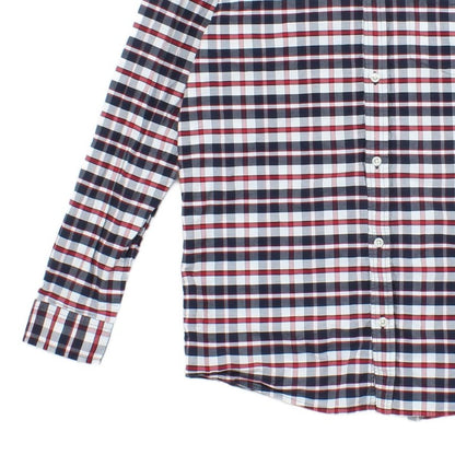 Mens Plaid Shirt Long Sleeve Button Up