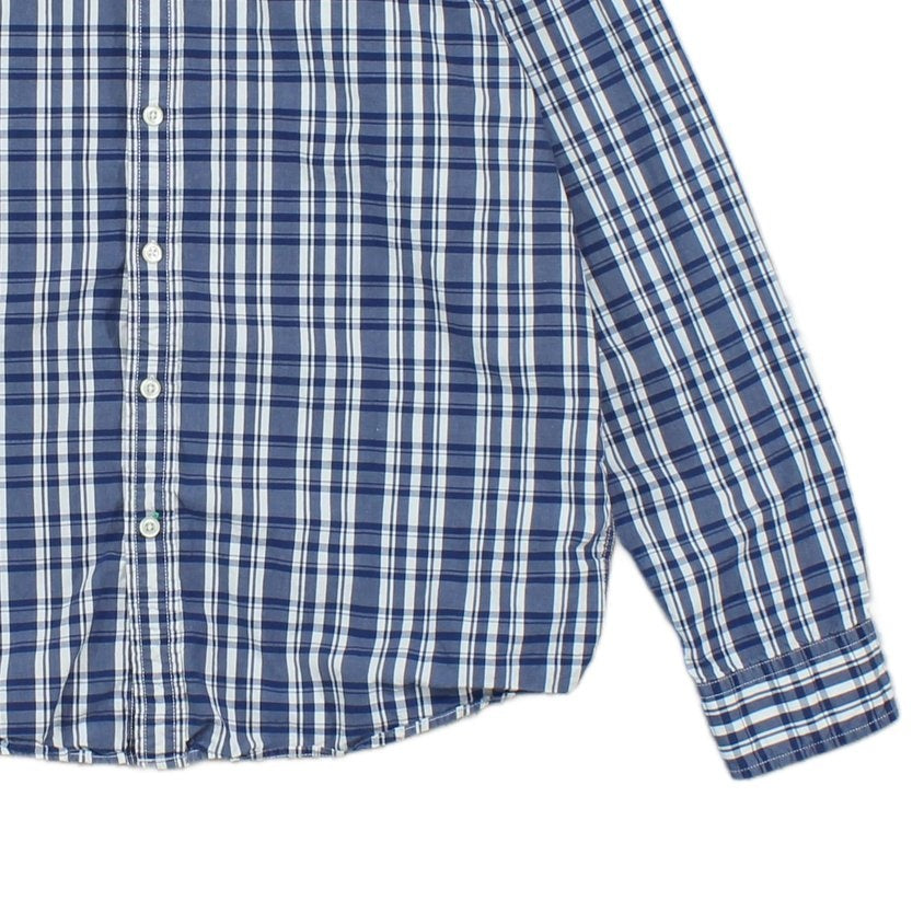 Mens Plaid Shirt Cotton