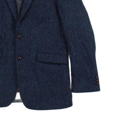 Mens Harris Tweed Blazer Formal Long