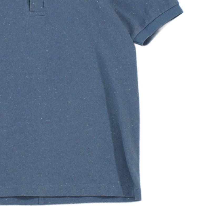 Mens Speckled Polo Shirt Short Sleeve Classic