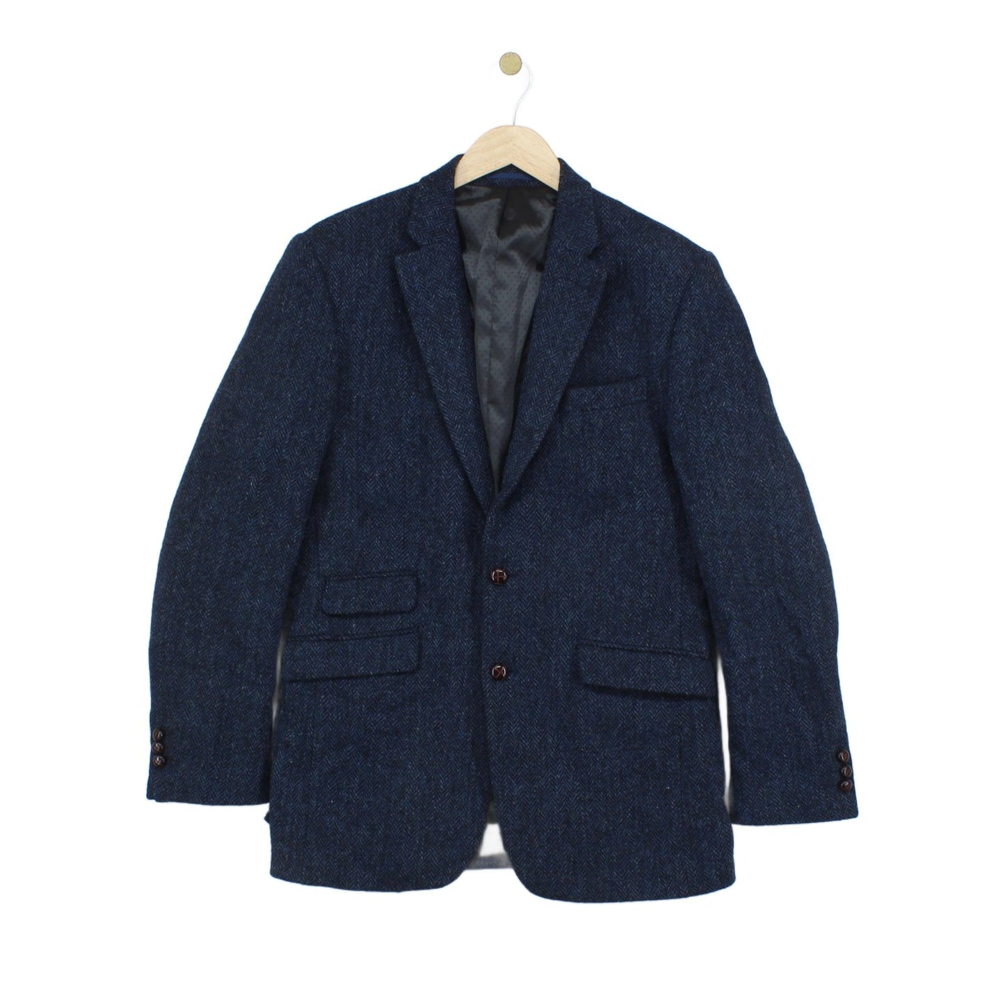 Mens Harris Tweed Blazer Formal Long