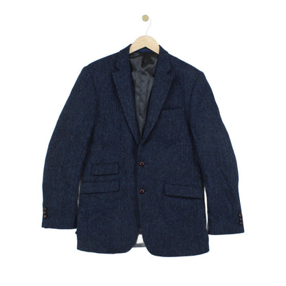 Mens Harris Tweed Blazer Formal Long