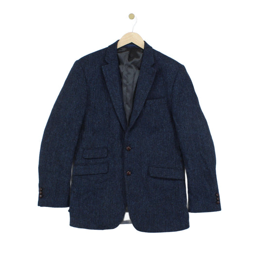 Mens Harris Tweed Blazer Formal Long
