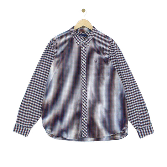 Mens Plaid Shirt Long Sleeve