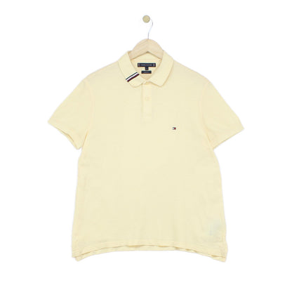 Mens Linen Polo Shirt Short Sleeve Cotton Mix