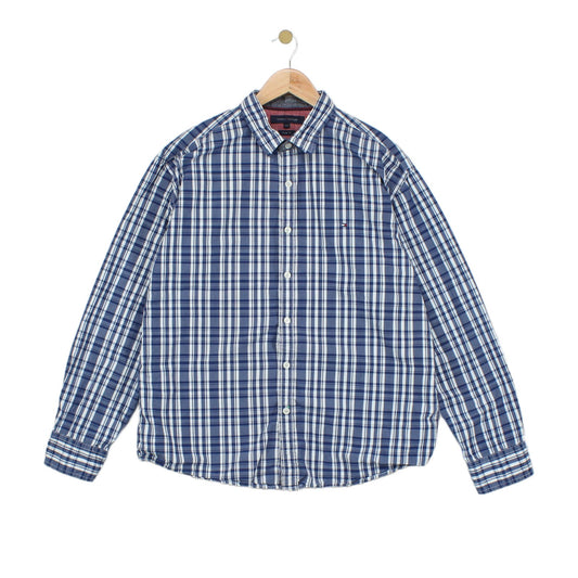 Mens Plaid Shirt Cotton