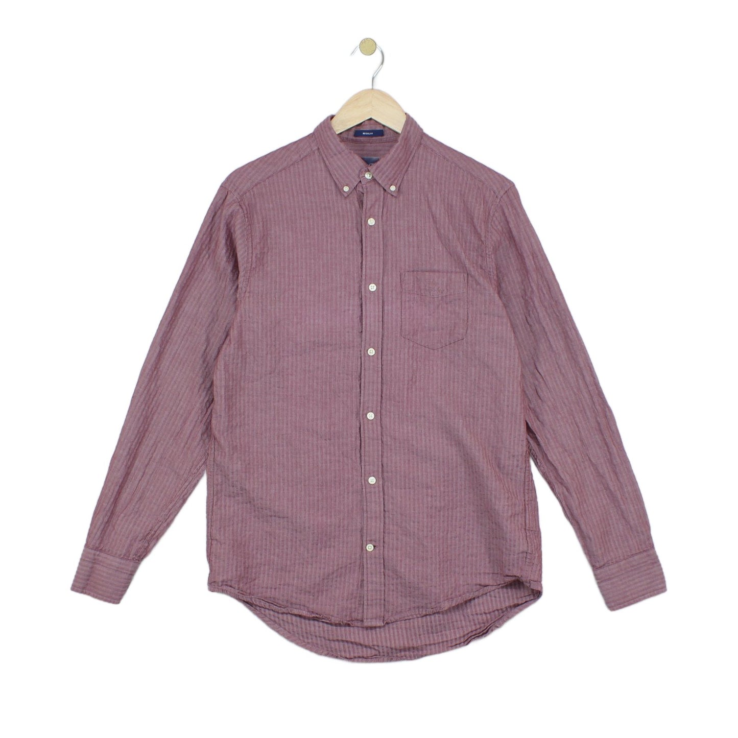 Mens Shirt Button Down Long Sleeve