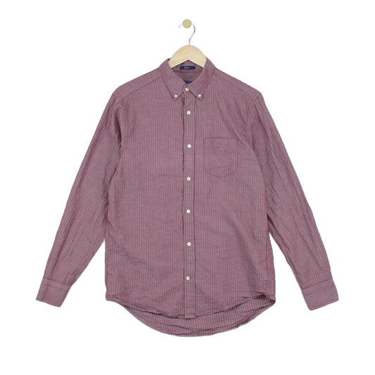 Mens Shirt Button Down Long Sleeve