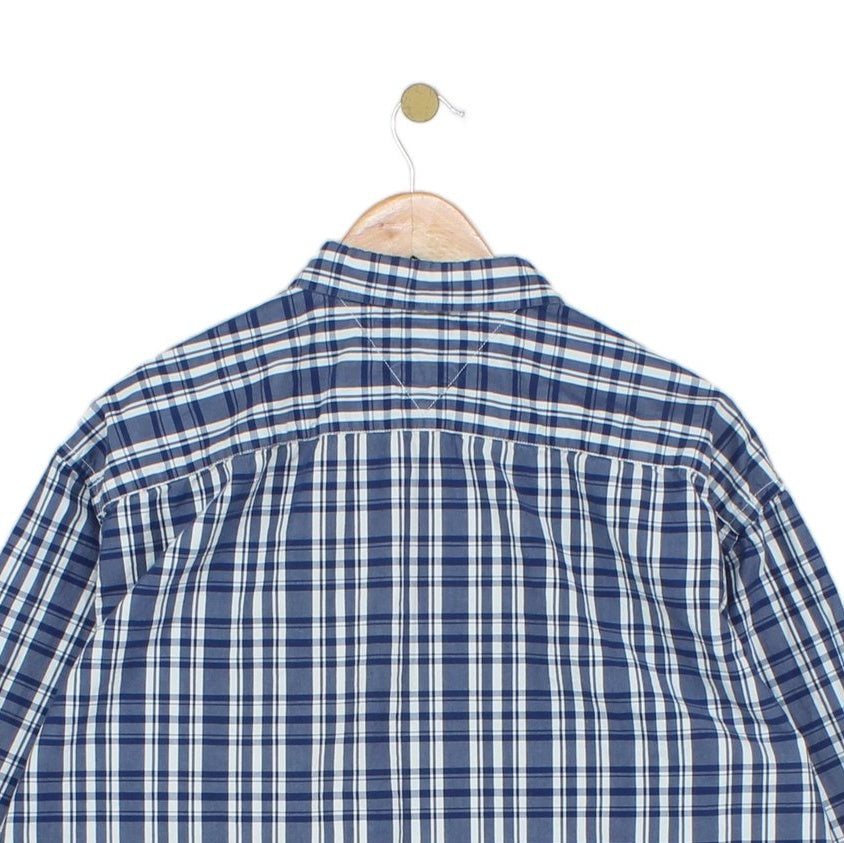 Mens Plaid Shirt Cotton