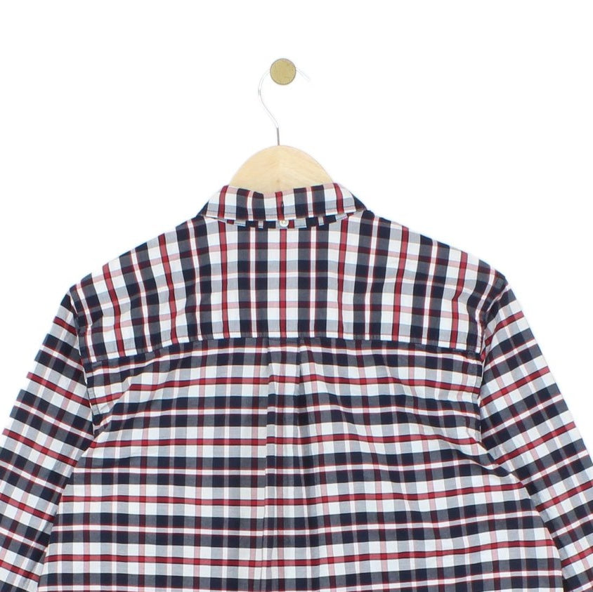Mens Plaid Shirt Long Sleeve Button Up