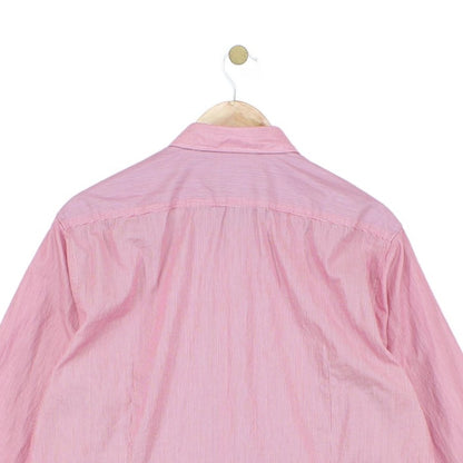 Mens Striped Shirt Button Down Long Sleeve