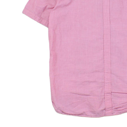 Mens Shirt Slim Fit Casual Short Sleeve Button Down