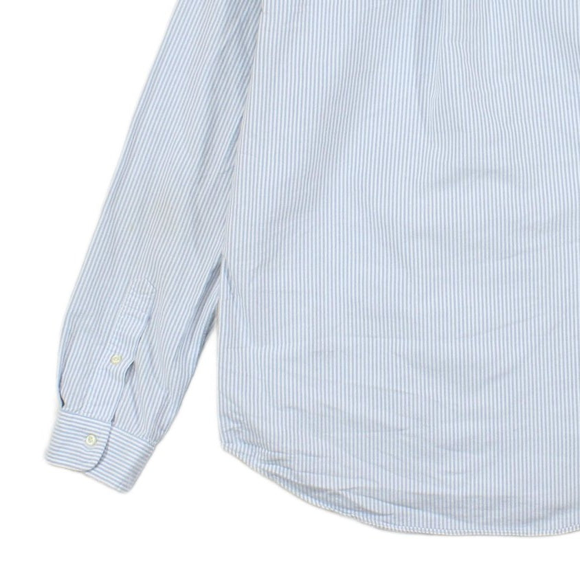 Mens Striped Shirt Slim Fit Button Down Long Sleeve