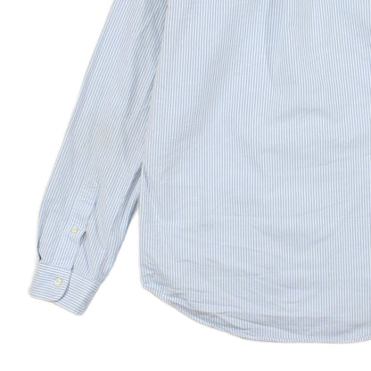Mens Striped Shirt Slim Fit Button Down Long Sleeve