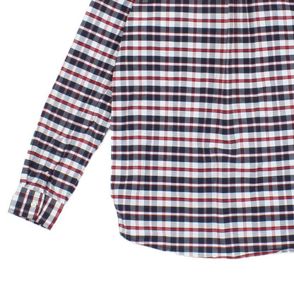 Mens Plaid Shirt Long Sleeve Button Up