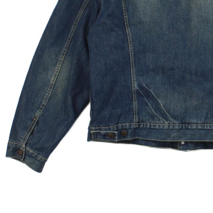 Mens Sherpa Denim Jacket Trucker Cotton