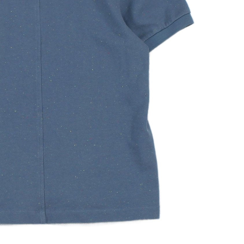 Mens Speckled Polo Shirt Short Sleeve Classic