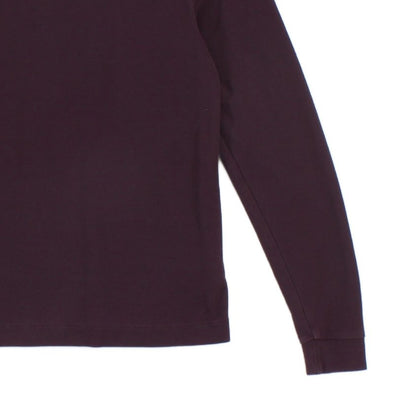 Mens Polo Shirt Long Sleeve Slim Fit