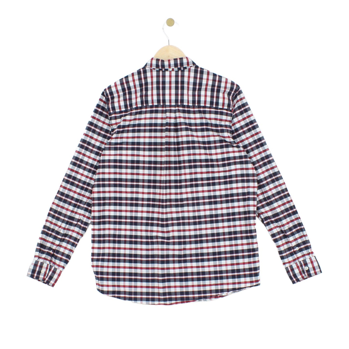 Mens Plaid Shirt Long Sleeve Button Up