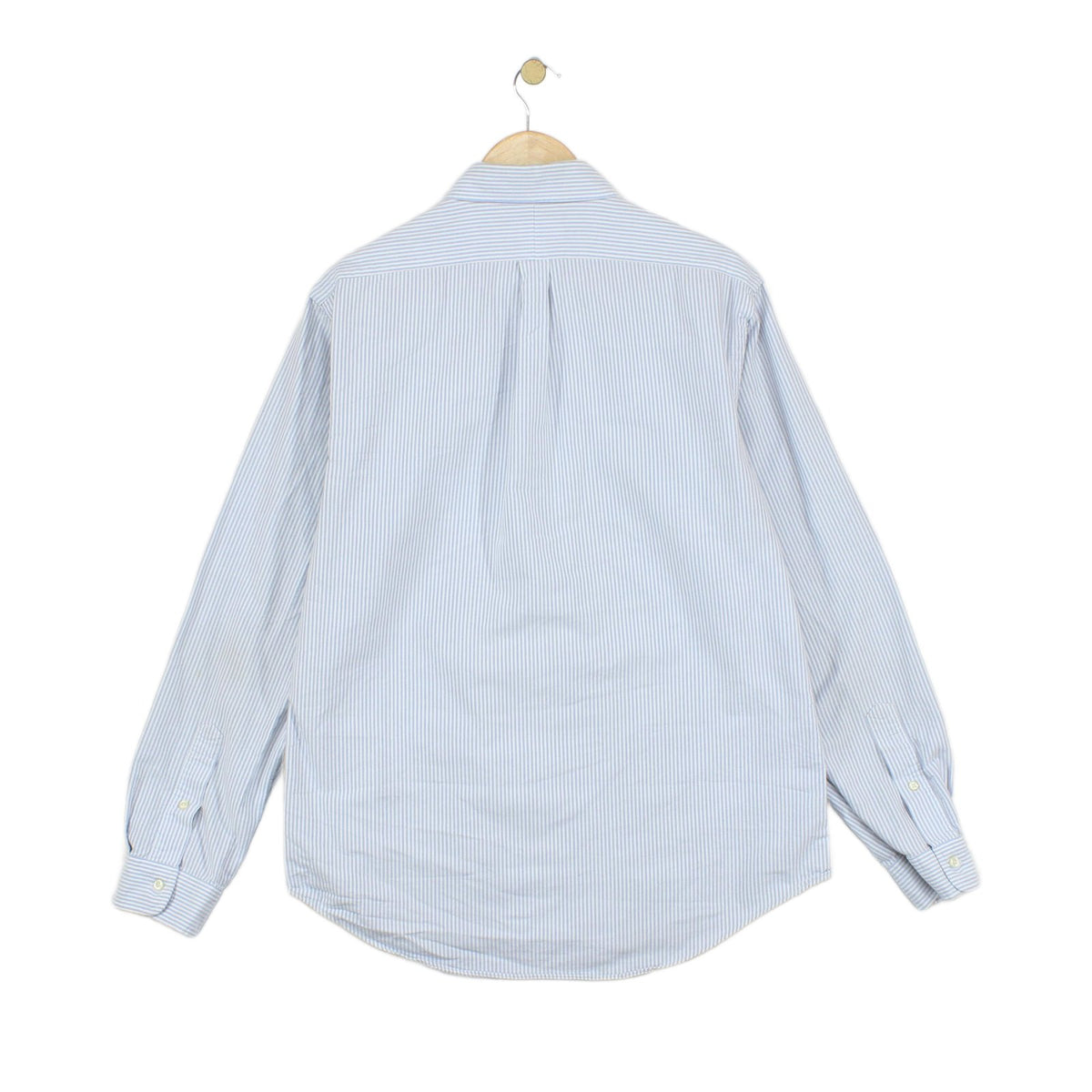 Mens Striped Shirt Slim Fit Button Down Long Sleeve