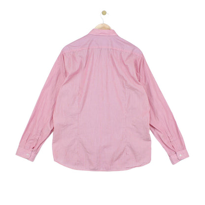 Mens Striped Shirt Button Down Long Sleeve