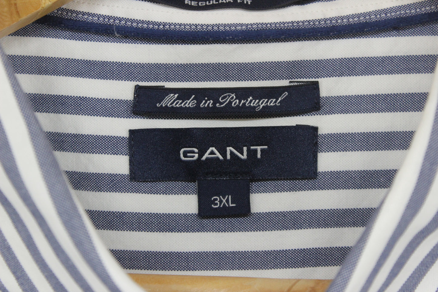 Mens Striped Shirt Made In Portugal Button Up Long Sleeve
