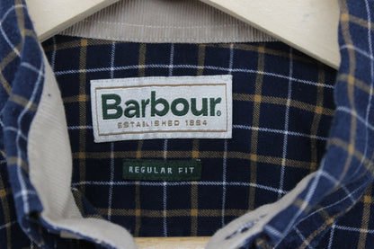 Mens Check Shirt Button Up Classic