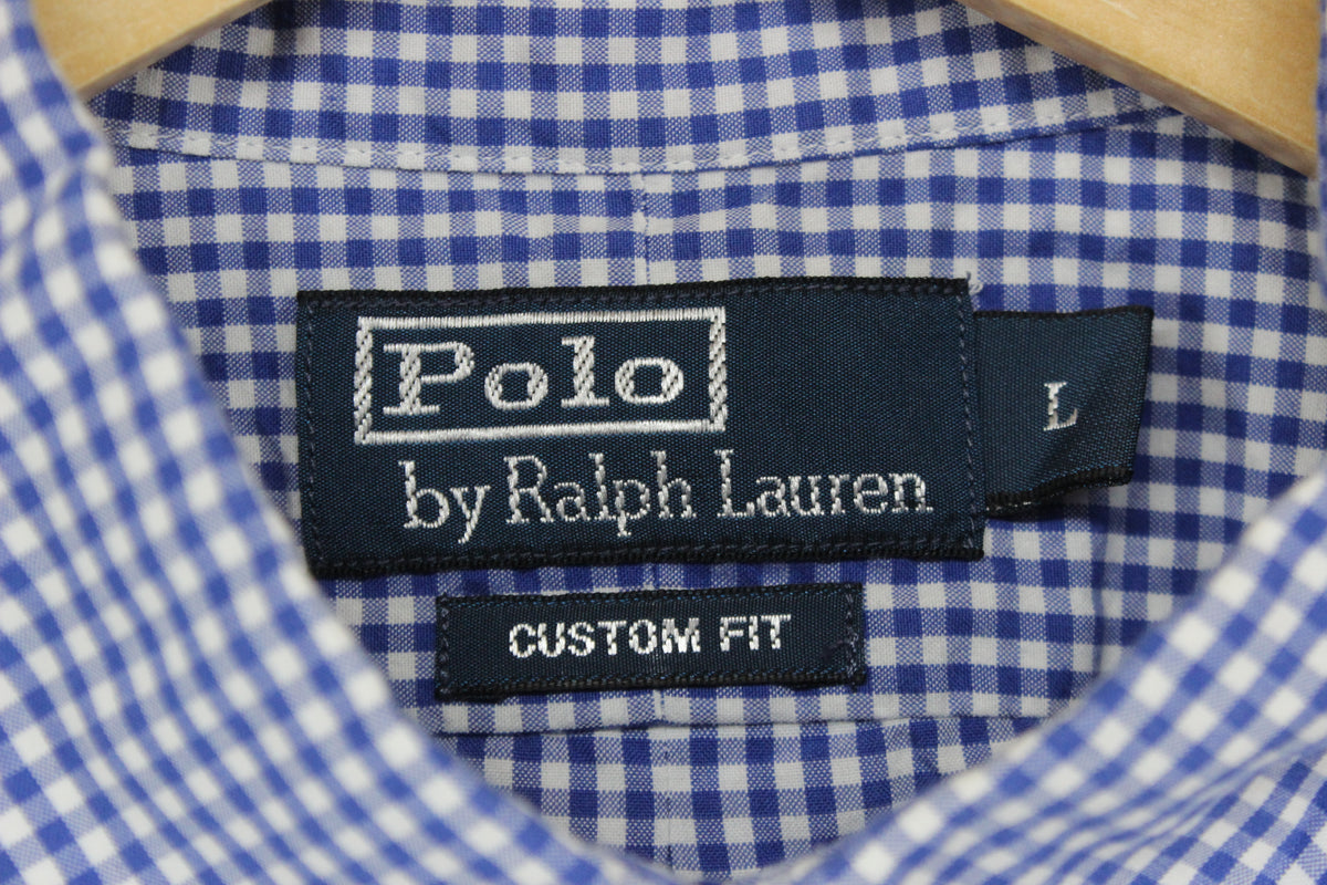 Mens Check Shirt Custom Fit Long Sleeve