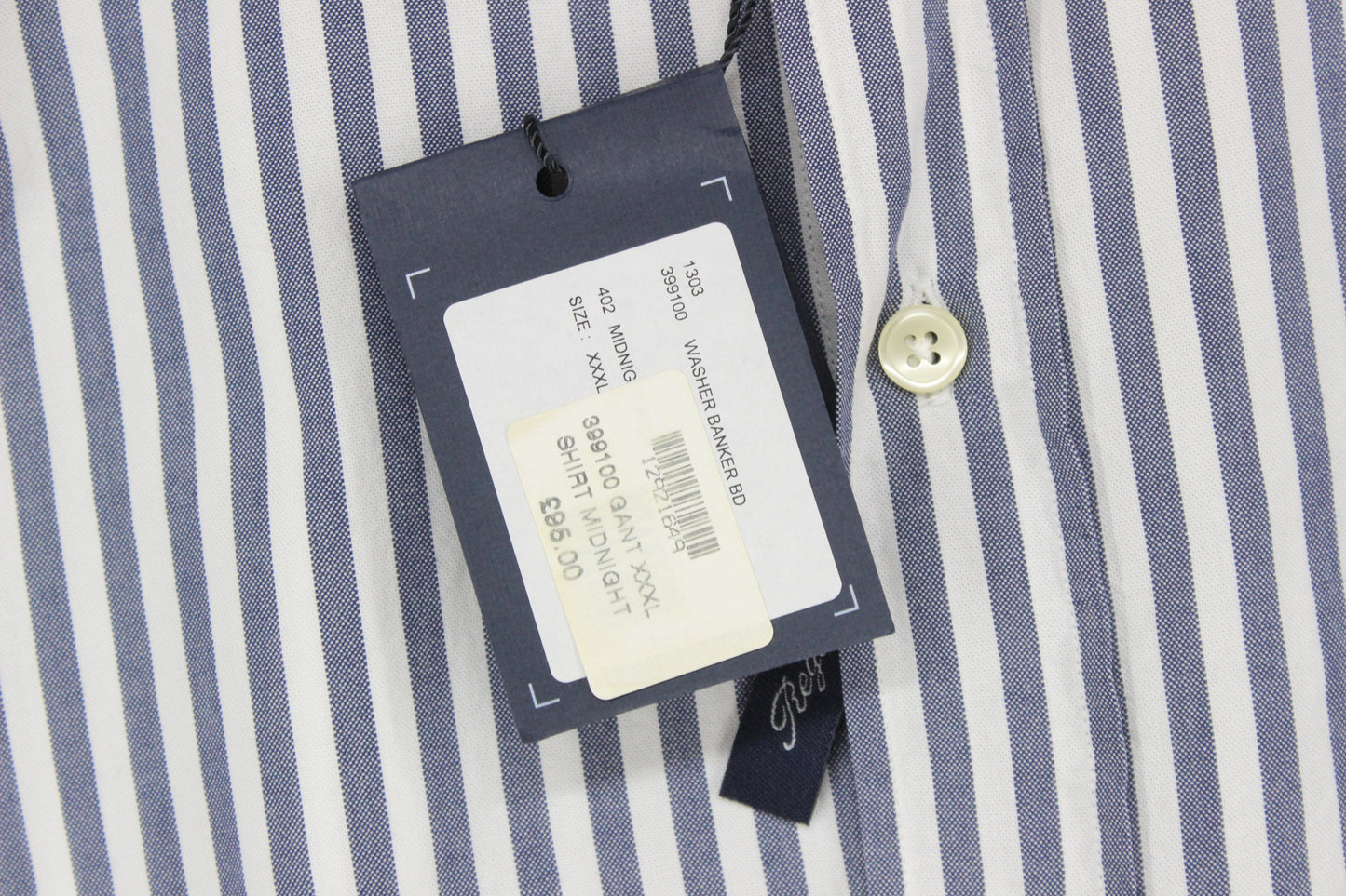 Mens Striped Shirt Made In Portugal Button Up Long Sleeve