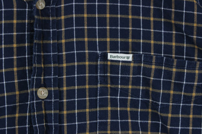 Mens Check Shirt Button Up Classic