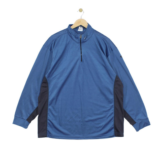 Mens 1/4 Zip Sweatshirt Athletic Pullover Oversized