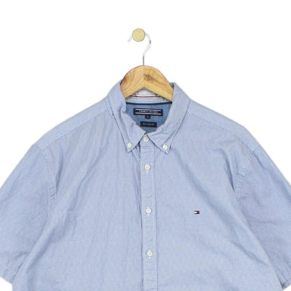 Mens Abstract Shirt Button Down Short Sleeve