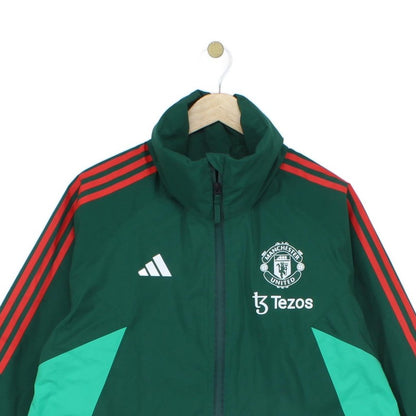 Mens Manchester United Waterproof Jacket Full Zip