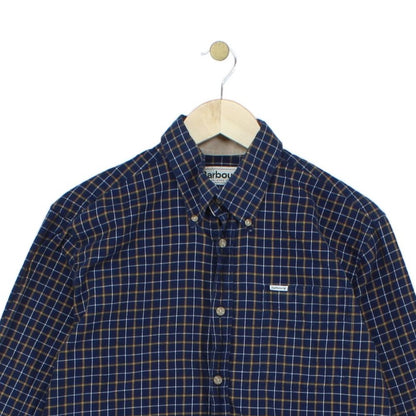 Mens Check Shirt Button Up Classic