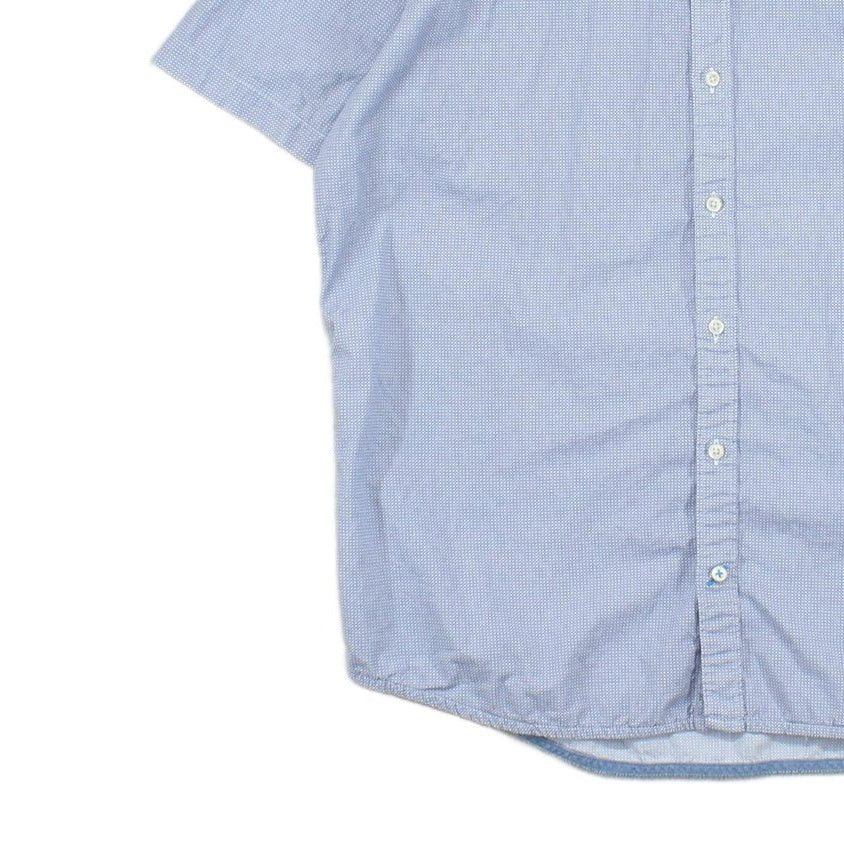 Mens Abstract Shirt Button Down Short Sleeve