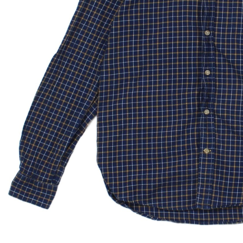 Mens Check Shirt Button Up Classic
