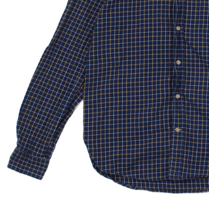 Mens Check Shirt Button Up Classic