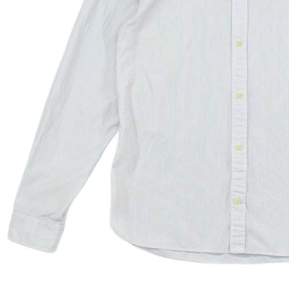 Mens Striped Shirt Long Sleeve Button Down