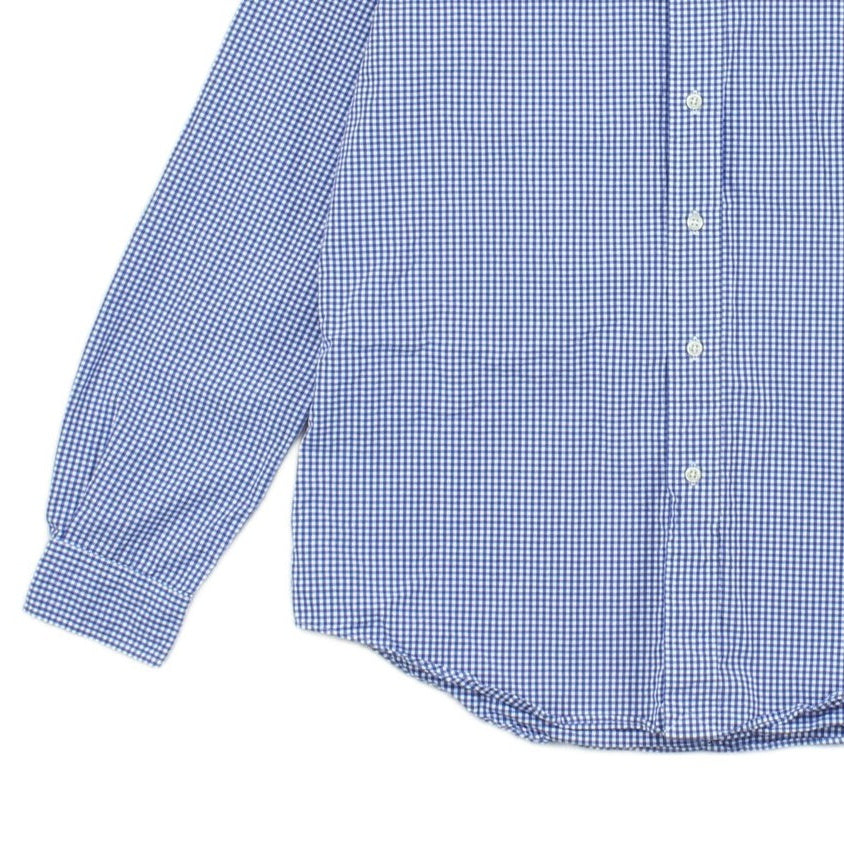 Mens Check Shirt Custom Fit Long Sleeve