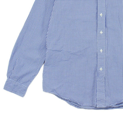 Mens Check Shirt Custom Fit Long Sleeve