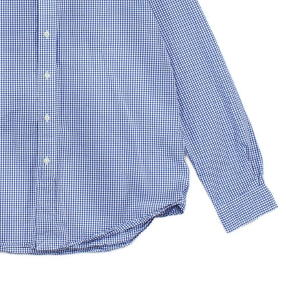 Mens Check Shirt Custom Fit Long Sleeve