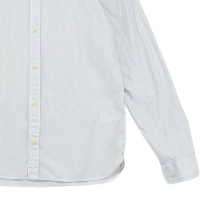 Mens Striped Shirt Long Sleeve Button Down